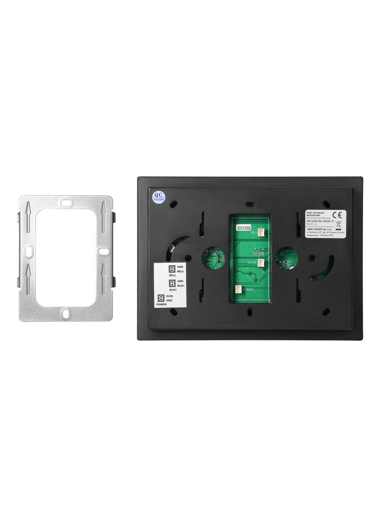 SANDI zestaw domofonowy jednorodzinny bezsłuchawkowy 2-żyłowy z szyfratorem i czytnikiem breloków