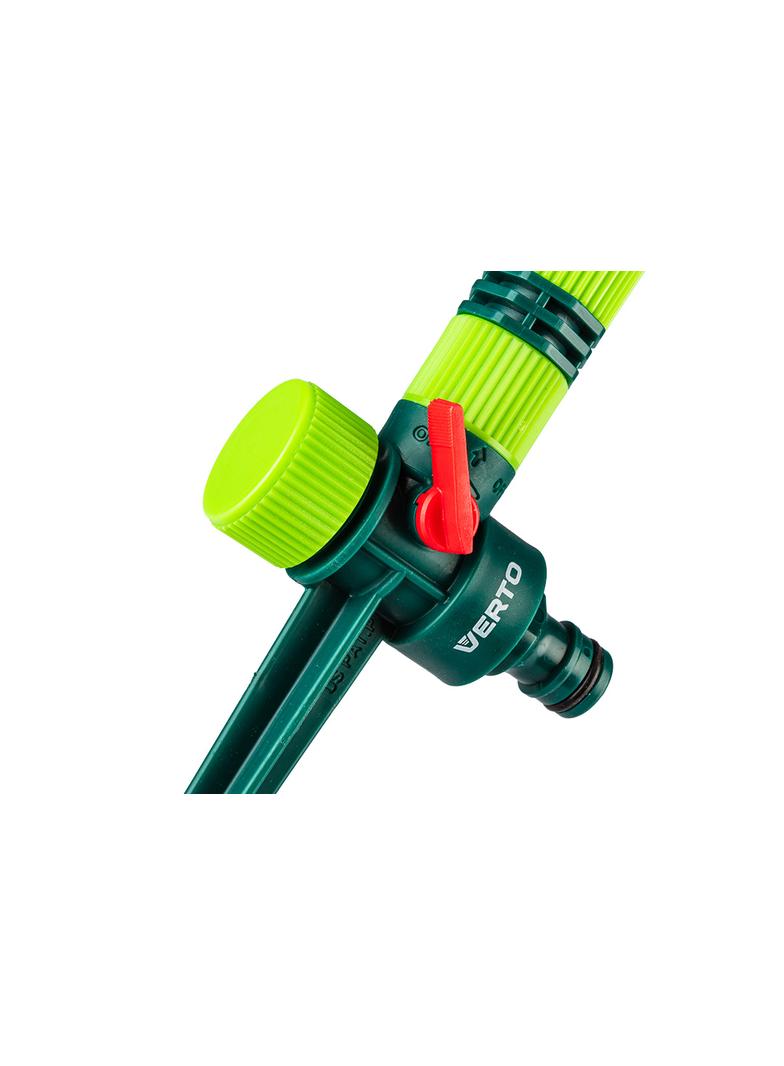 Zraszacz ogrodowy, regulowany zakres kąta podlewania 0° - 360°, powierzchnia podlewania max 78 m2