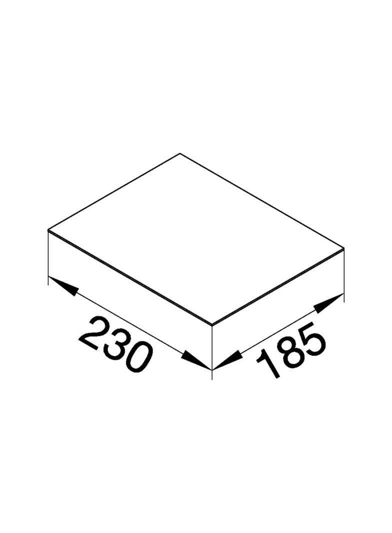 tehalit.VE-EE Wypełnienie kartonowe pokrywy dla cieńszych wykł 2mm VQ12 VEDEQ12P2 HAGER