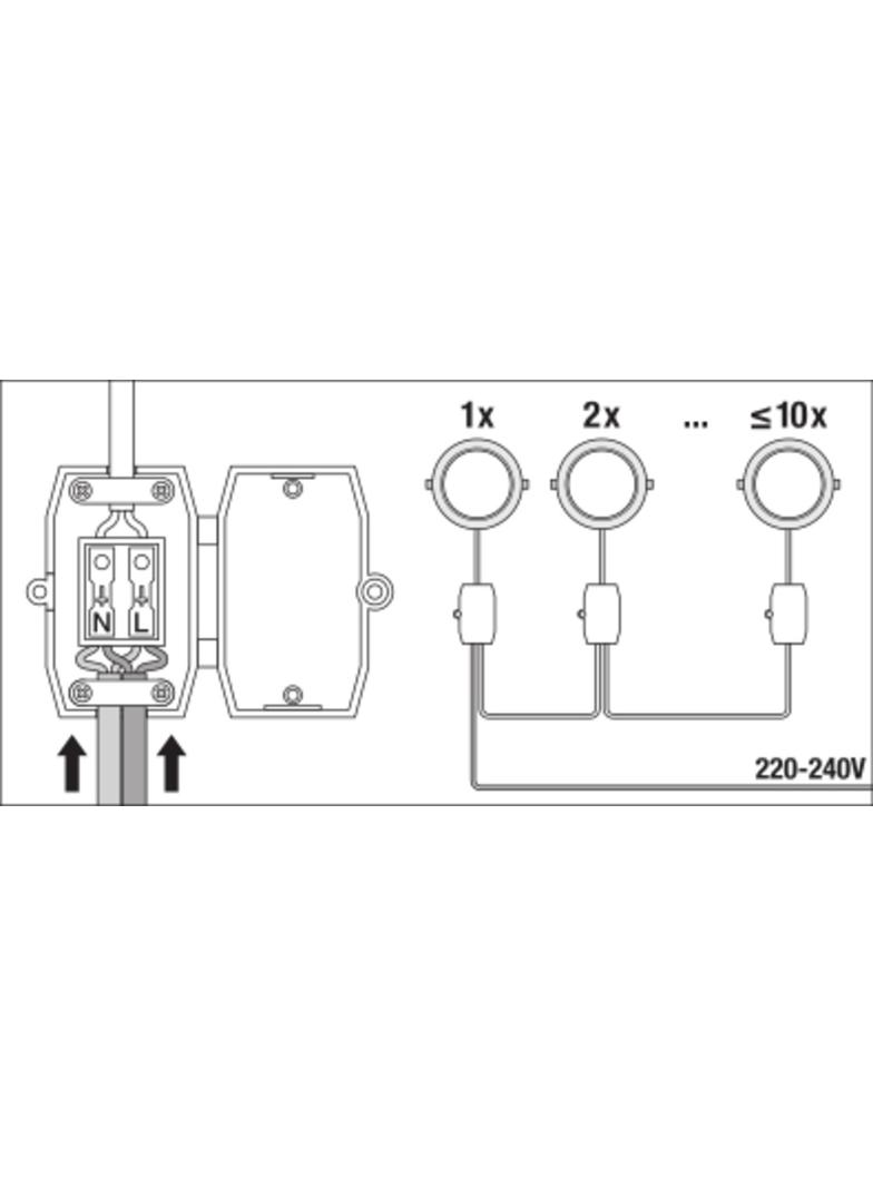 Oprawa DOWNLIGHT SLIM DN210 18W 6500K WT IP20