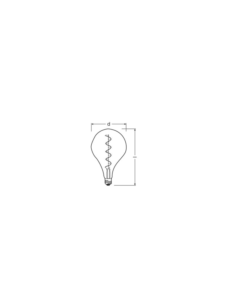 Lampa LED Vintage 1906 LED Filament szkło przezroczyste 15 dim 4,5W/817 E27