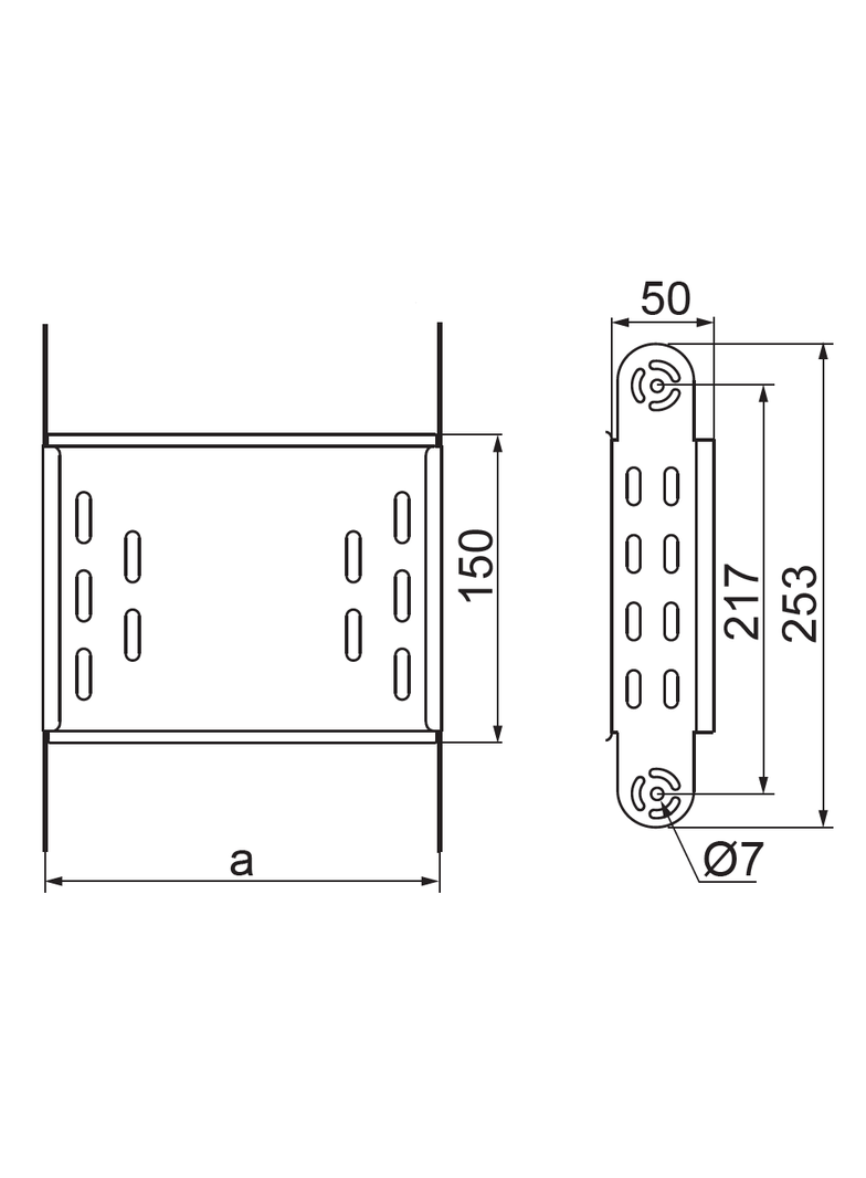 ELJ50H50 Element łuku przegubowego 1,0 mm