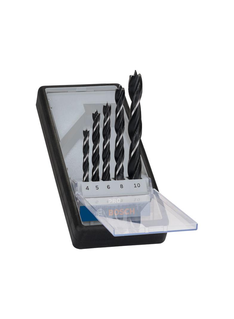 ROBUST WIERTŁA SPIRALNE DO DREWNA 5SZT