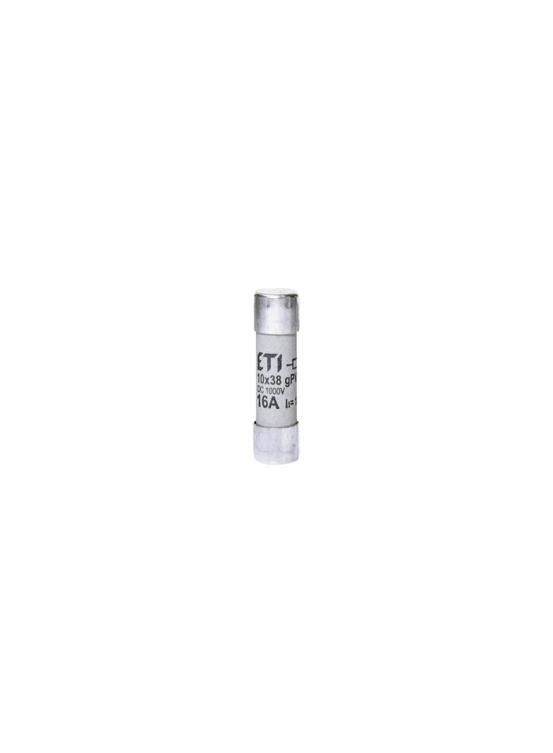 Wkładka topikowa cylindryczna PV CH10x38 gPV 16A 1000V UL 002625107 ETI