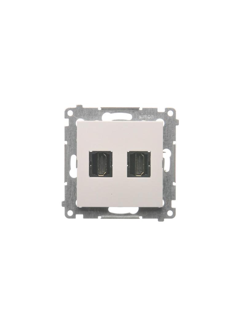 Simon 54 Gniazdo HDMI podwójne biały DGHDMI2.01/11 KONTAKT