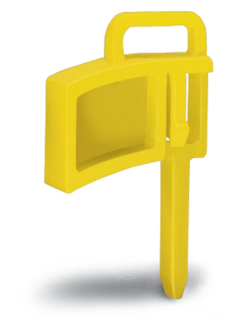 blokada przełącznika żółta