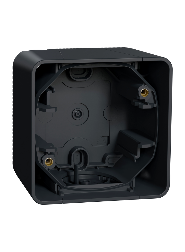 Mureva, podstawa naścienna pojedyncza, antracyt