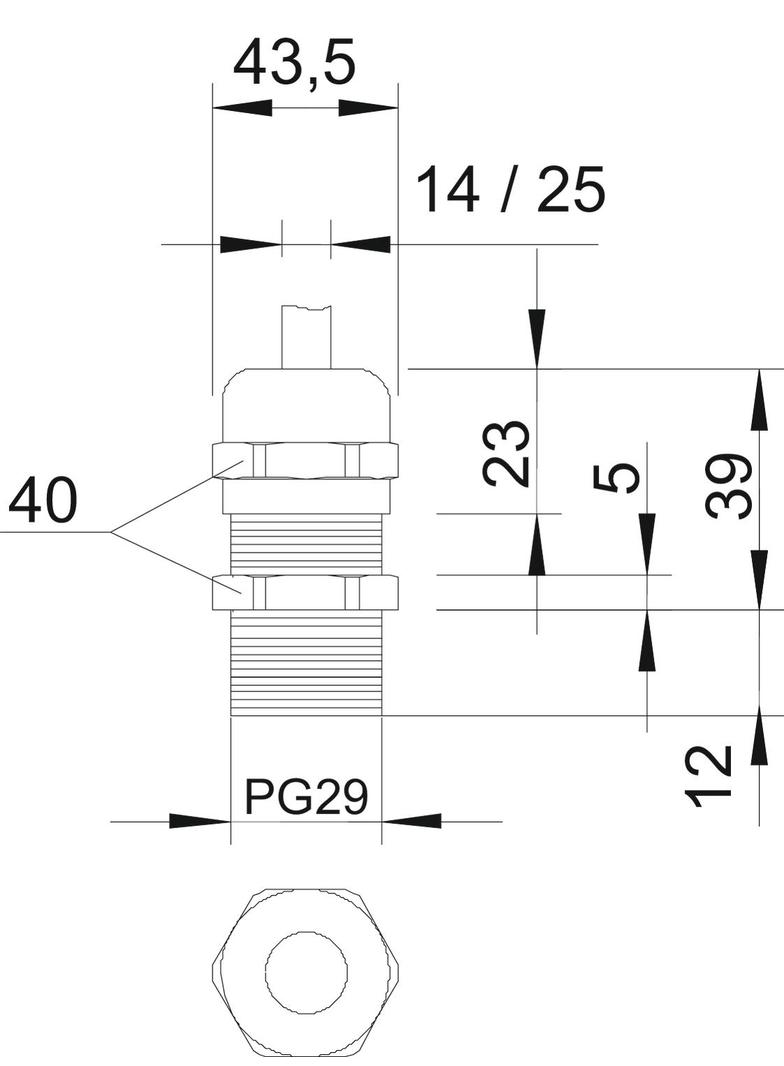 V-TEC/L, DŁAWIKI Z DŁUGIM GWINT.PG29 MS