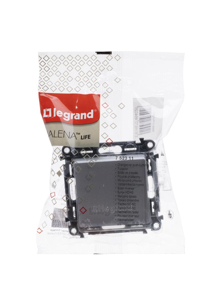VALENA LIFE PRZYCISK PRZEŁĄCZY NO/NC ALUMINIUM 6 A - 250 V~, Legrand