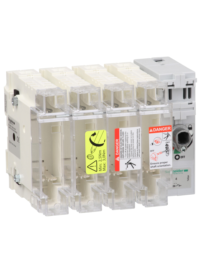 Podstawa bezpiecznikowa GS NFC 22x58 125A 4P GS2K4