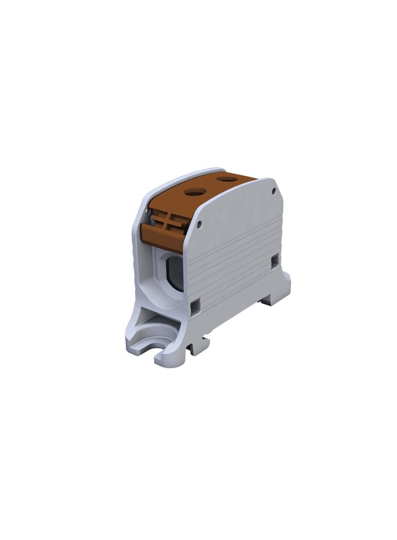 STB 50 Złączka szynowa gwintowa Al/Cu 87310 SIMBLOCK brązowy