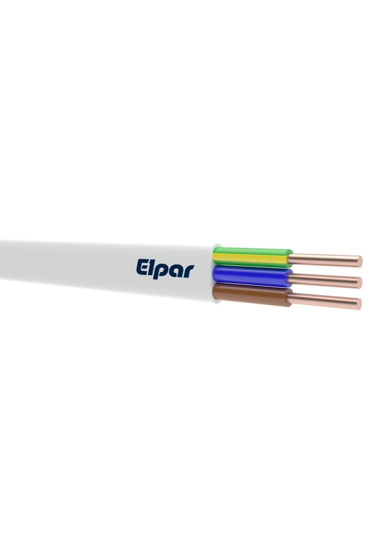 PRZEWÓD YDYp 450/750V 3 x 2,5 MM2 BEZ ŻYŁY NIEBIESKIEJ 5,90185E+12 ELPAR