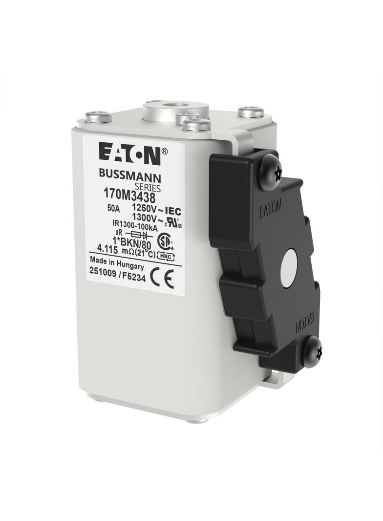 FUSE 50A 1250V 1*BKN/80 AR CU Wkładka szybka 50A AC 1250V rozmiar 1 45x59x81 mm aR, 170M3438 EATON
