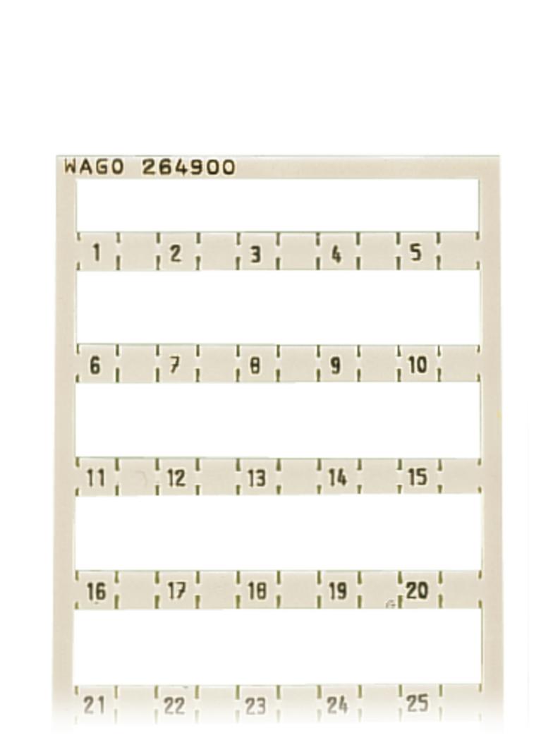 oznaczniki Mini-WSB 1 x 1...50 /5szt./ WAGO