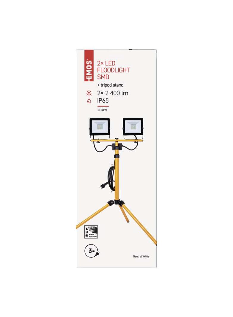 Naświetlacz LED HOBBY SLIM 2x 30W + statyw ZS2231.2 EMOS