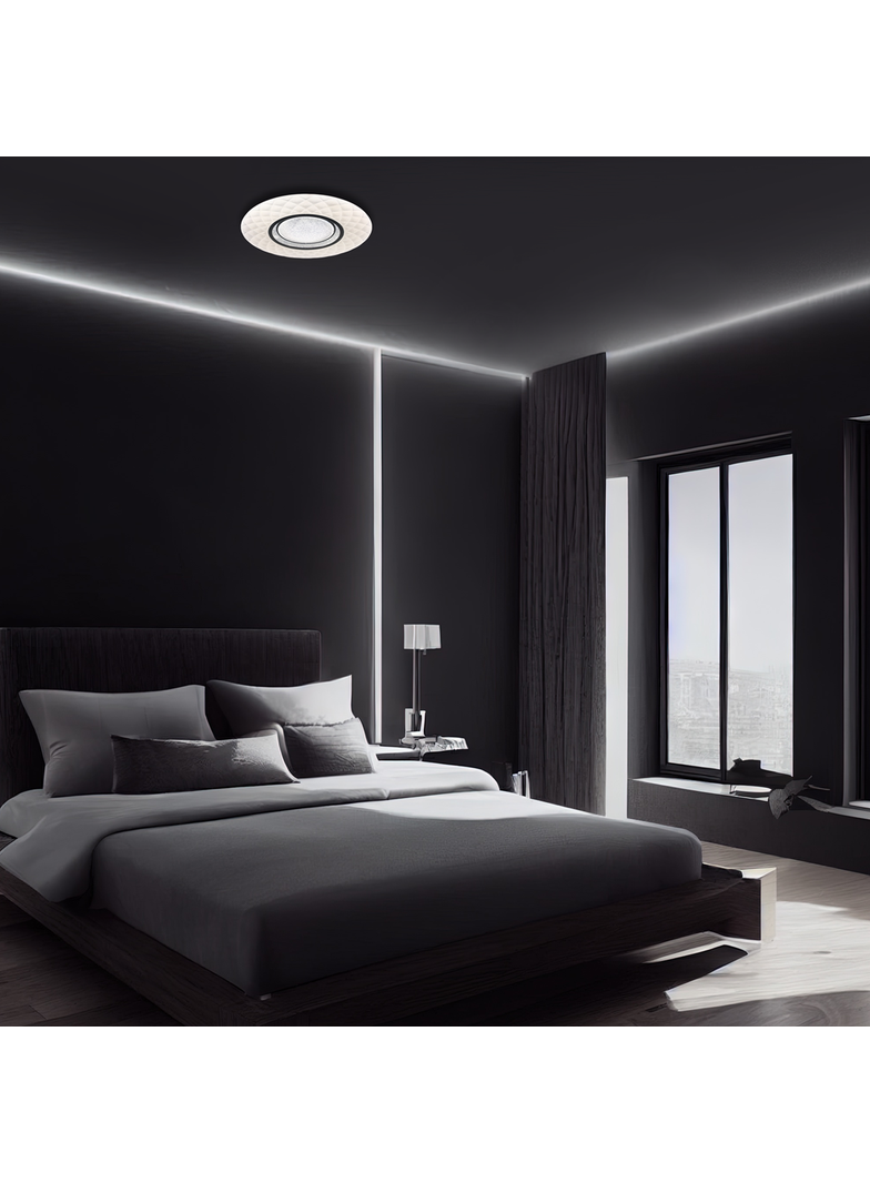 Milagro plafon LED Tokyo 24W 1800lm 3000/6000K (pilot w zestawie)biały ML6395