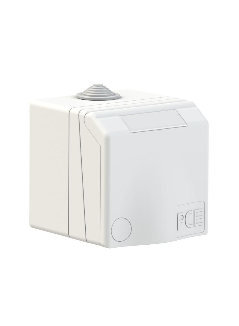 GNIAZDO ZABUDOWANE SERIA DESIGN IP44 gniazdo NADTYNKOWA przelotowe 32A 3P+Z+N 400V IP44