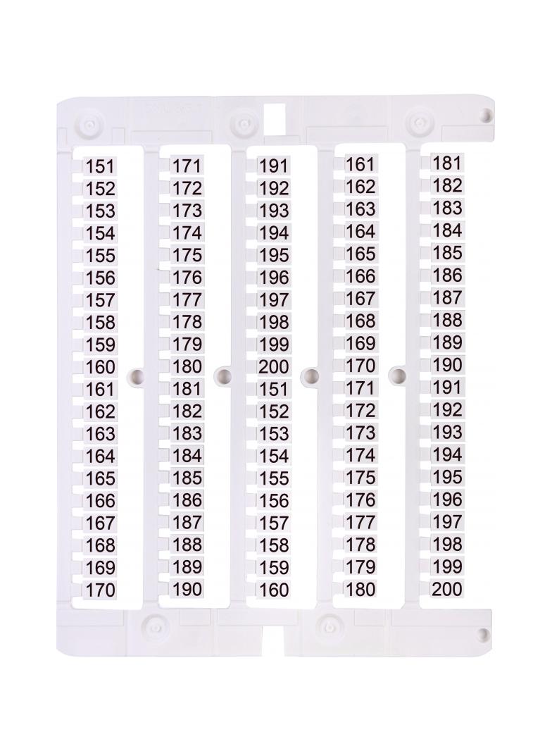 Oznacznik 151 do 200 (100 szt.) ES-NU0851151 003903080 ETI