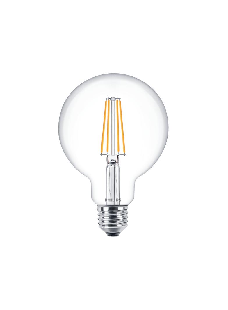 Żarówka LED 7W=60W 806lm 2700K barwa ciepła kulka 7-60W E27 G93 827 Szkło przezroczyste PHILIPS