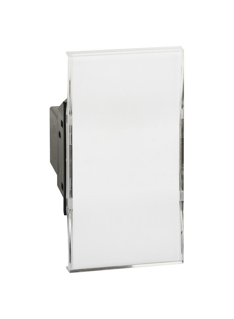 LIVING NOW - PRZYCISK Z PLAKIETKĄ OPISOWĄ-12V - 2 MODUŁY, Bticino