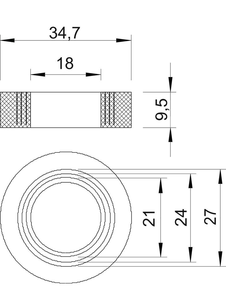 107/B, PIERŚCIEŃ POJEDYNCZY PG29