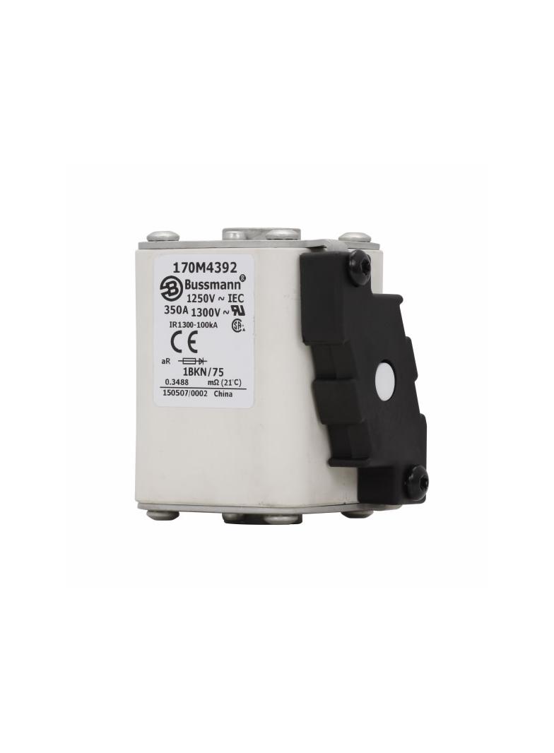 FUSE 350A 1250V 1BKN/75 AR CU Wkładka szybka 350A AC 1250V rozmiar 1 53x69x74 mm aR IEC UL 170M4392