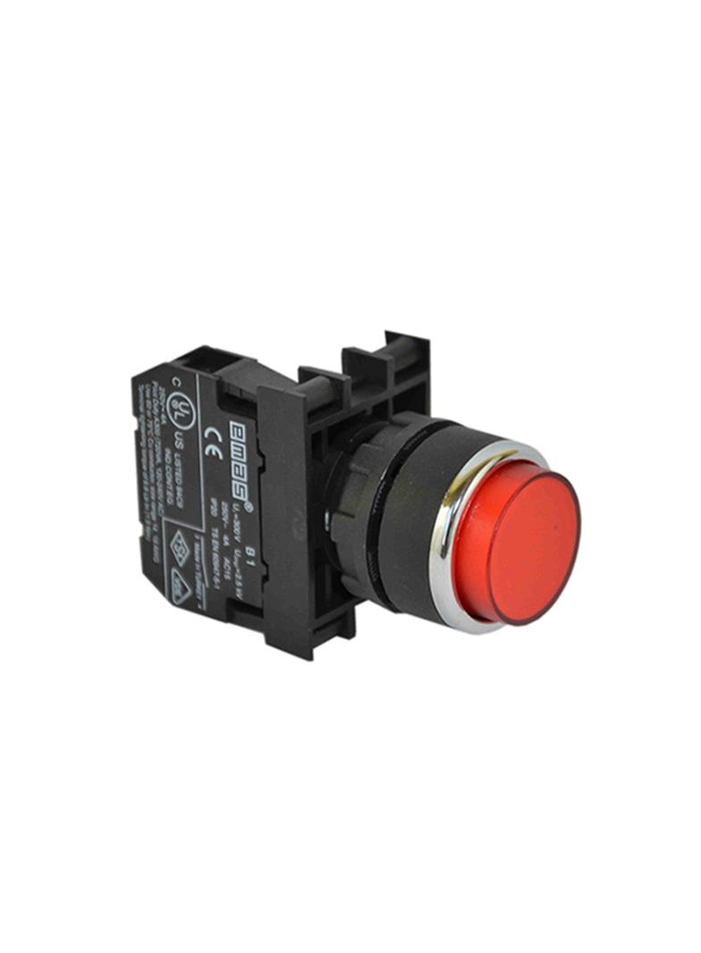 Przycisk wystający 1NO czerwony