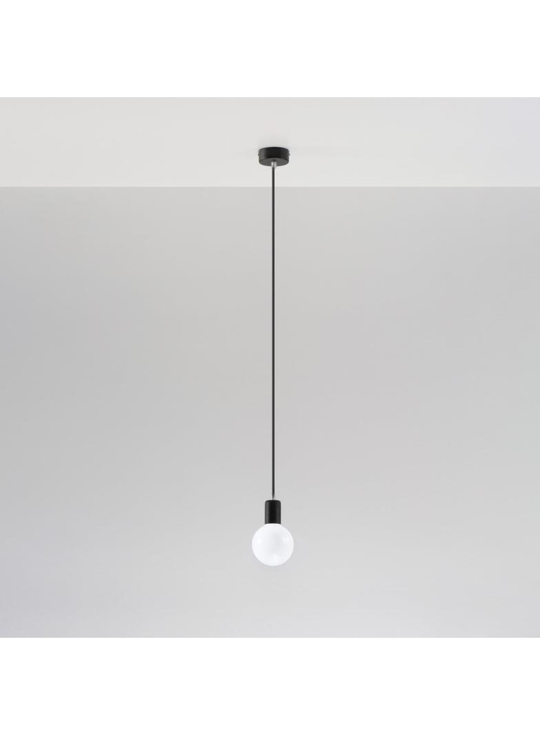 Sollux Lampa wisząca EDISON czarna SL.0152