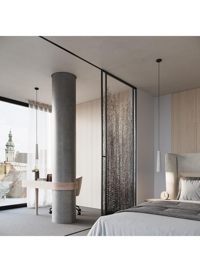 Lampa wisząca ELECTRA beton