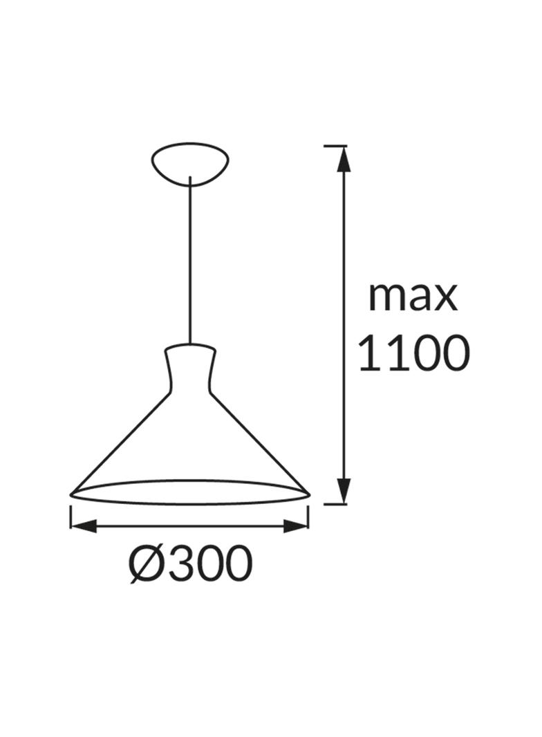 Wisząca oprawa oświetleniowa VERONE SILVER 30