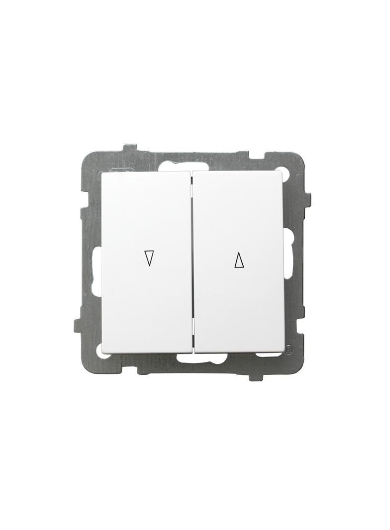 AS ANTYBAKTERYJNY Łącznik żaluzjowy, zwierny produkt zawiera szkło fosforanowo-srebrowe - kolor biał