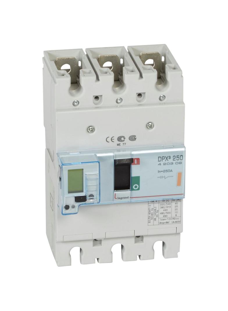 Wyłącznik DPX3 250 El 3P 250A 25Ka 420309 LEGRAND