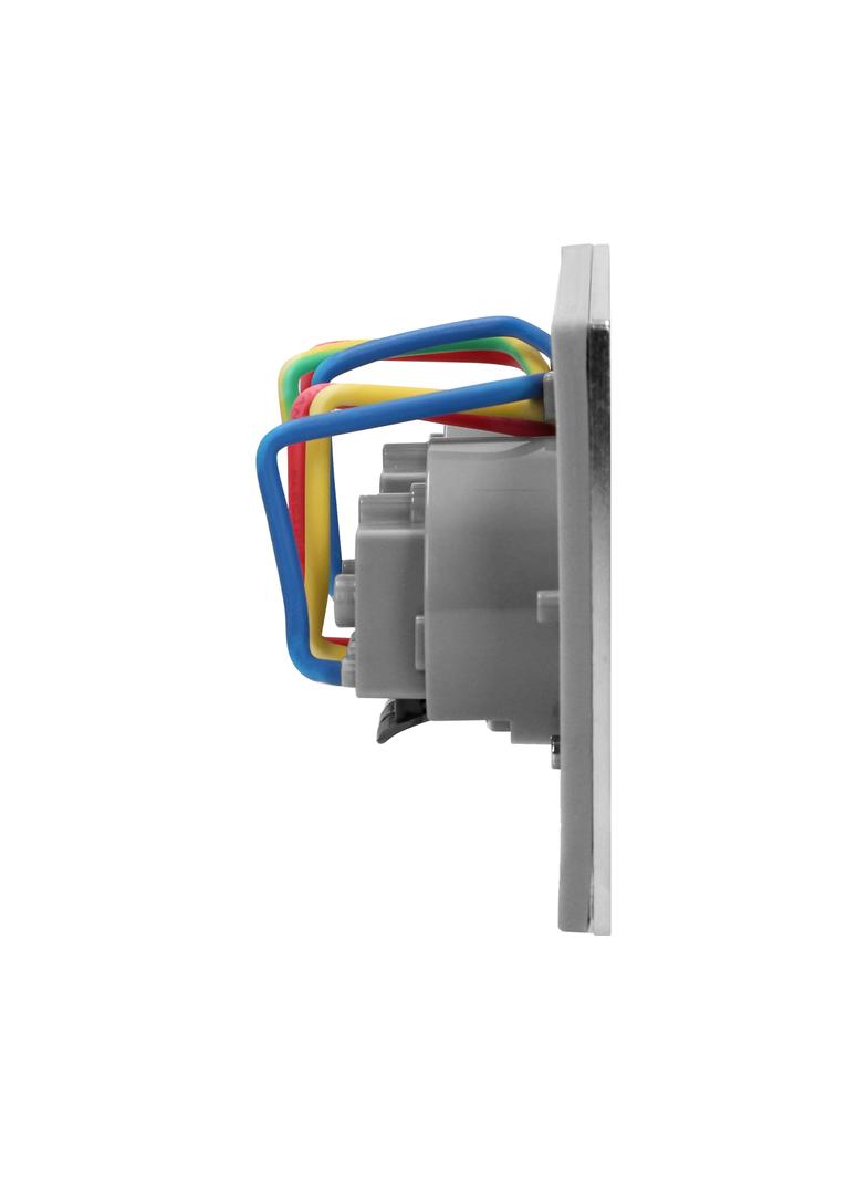 Hermetyczne gniazdo elektryczne podwójne, IP55 stal nierdzewna OR-AE-1398 ORNO