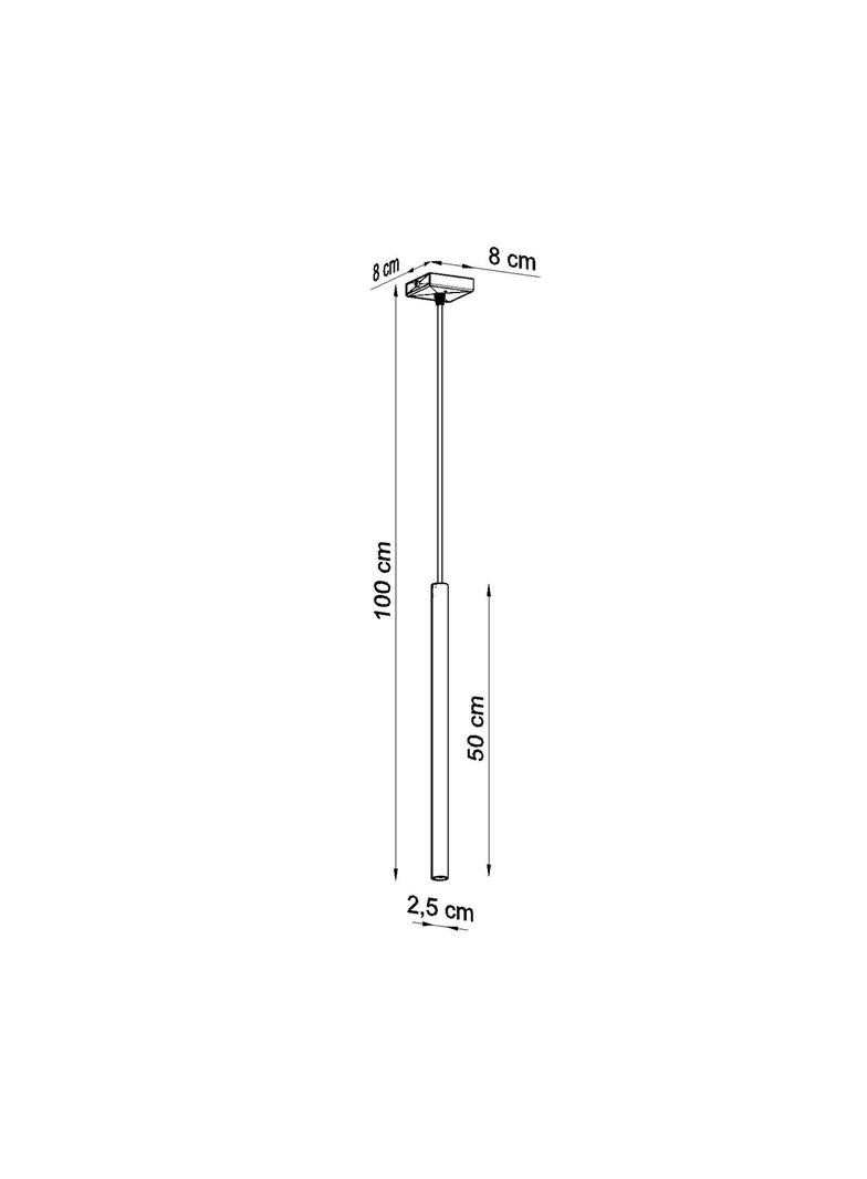 Sollux Lampa Wisząca PASTELO 1 złoty połysk SL.1195