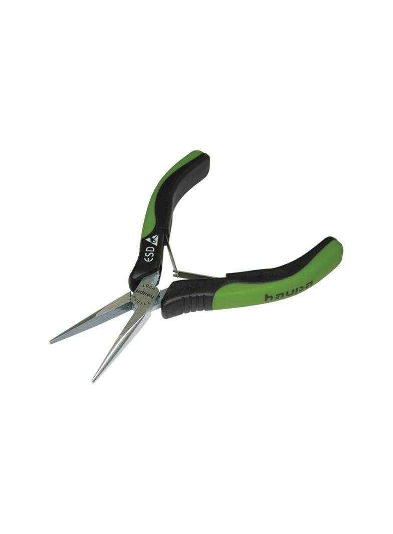 ESD szczypce plasko-okragle  130 mm