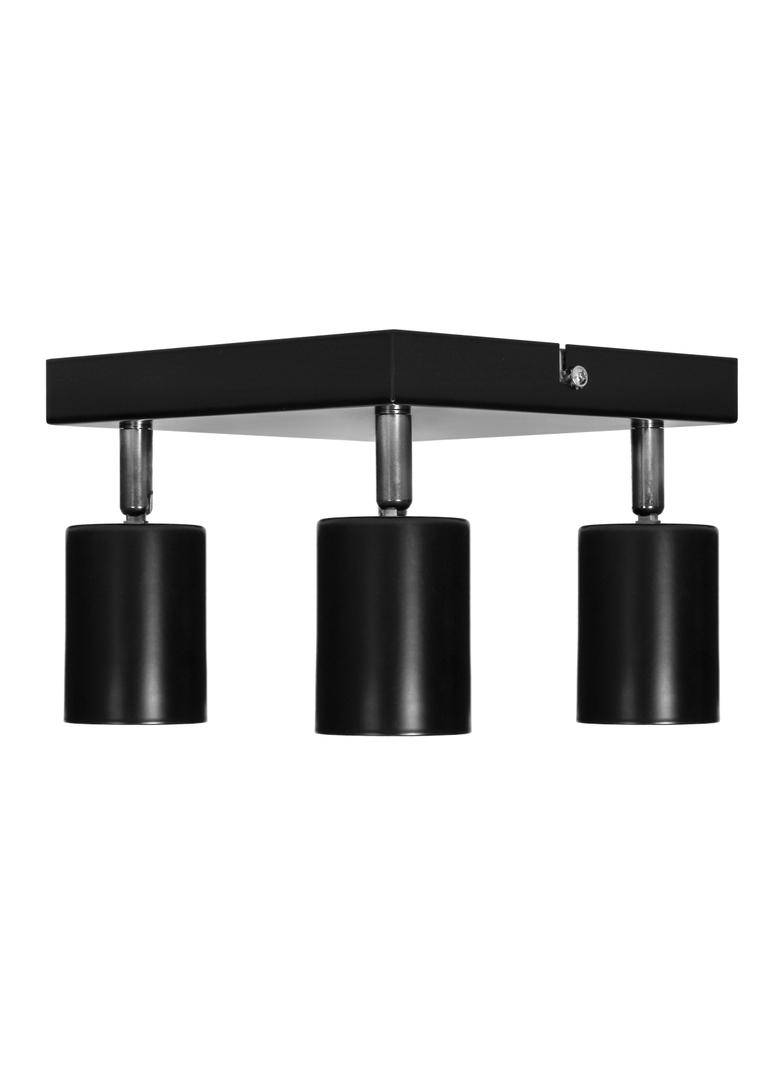 DOA SP 4, oprawa ścienno-sufitowa, GU10 max. 4x50W, IP20, czarna, kwadrat