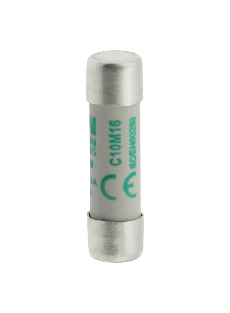 CYLINDRICAL FUSE 10 x 38 16A AM 500V AC Wkładka cylindryczna 10 x 38mm 16A AM 500V AC C10M16 EATON