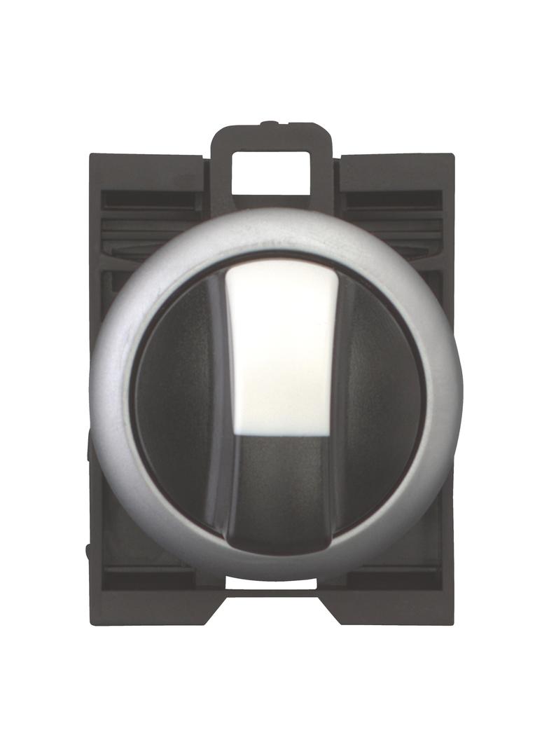 M22-WRK3/K20 Przełącznik 3 położeniowy pokrętło 22mm czarny 2Z bez samopowrotu 216520 EATON