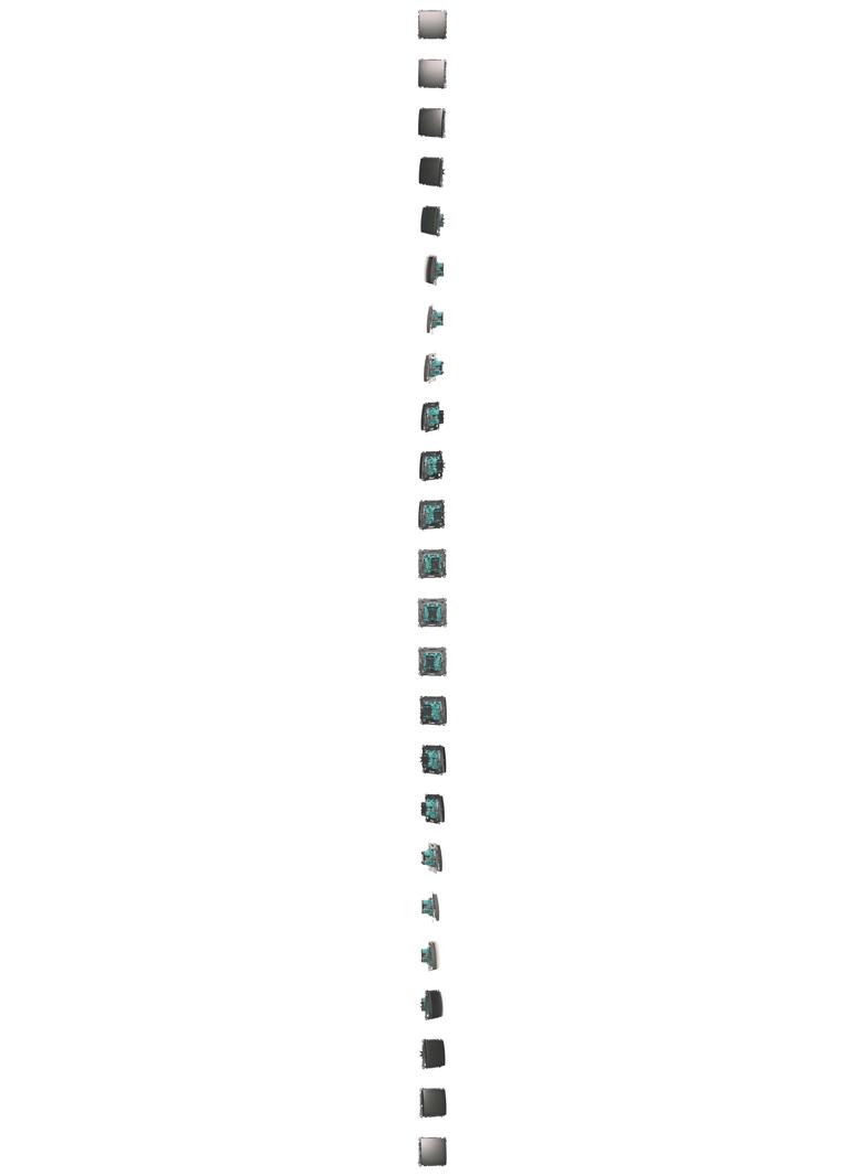 Simon Basic Przycisk światło 16A z. śrub. stal inox