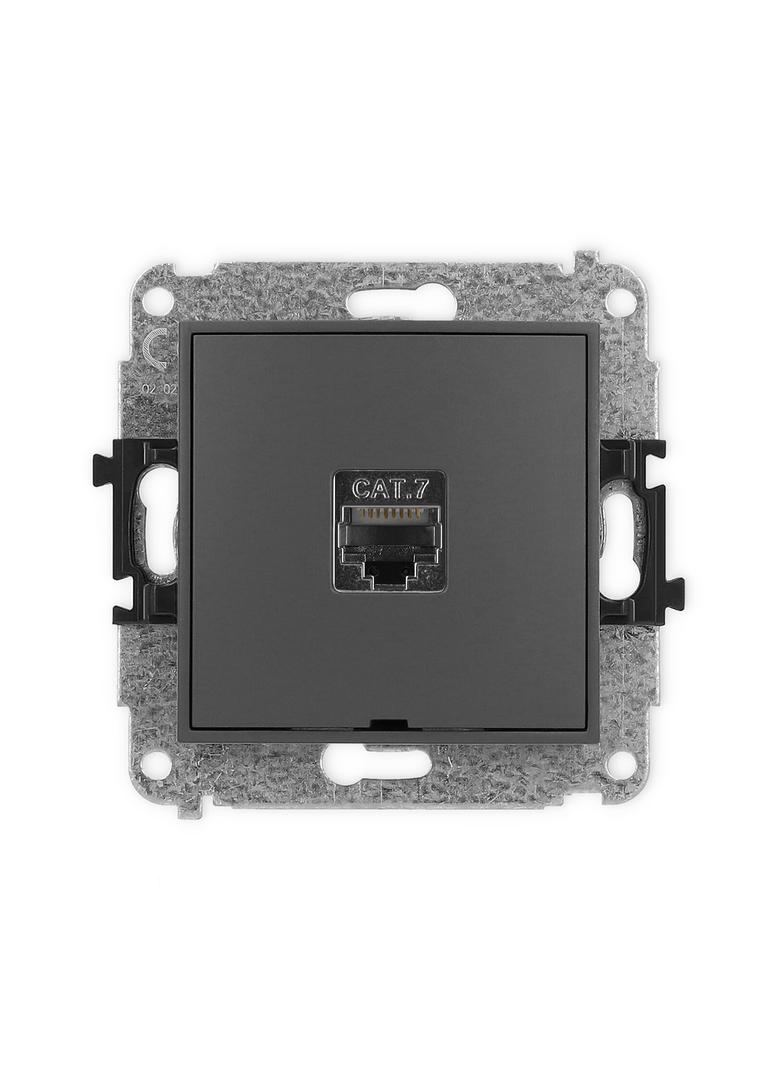 ICON Mechanizm gniazda komputerowego pojedynczego 1xRJ45, kat. 7, ekranowany, 8-stykowy, bez pola op