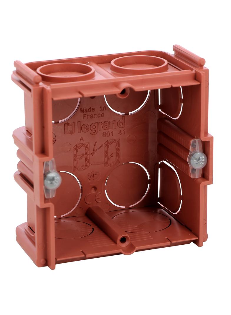 BATIBOX PUSZKA POJEDYNCZA - ŚCIANY MUROWANE DO ŁĄCZENIA W PUSZKI WIELOKROTNE 40 MM, Legrand