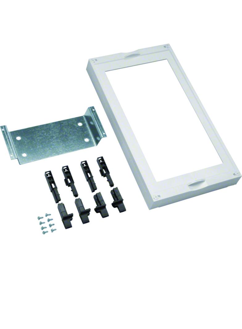 univers N Blok z płytą montażową dla NH00/1/2 z przezroczystą szybą 450x250mm UD31E1N HAGER