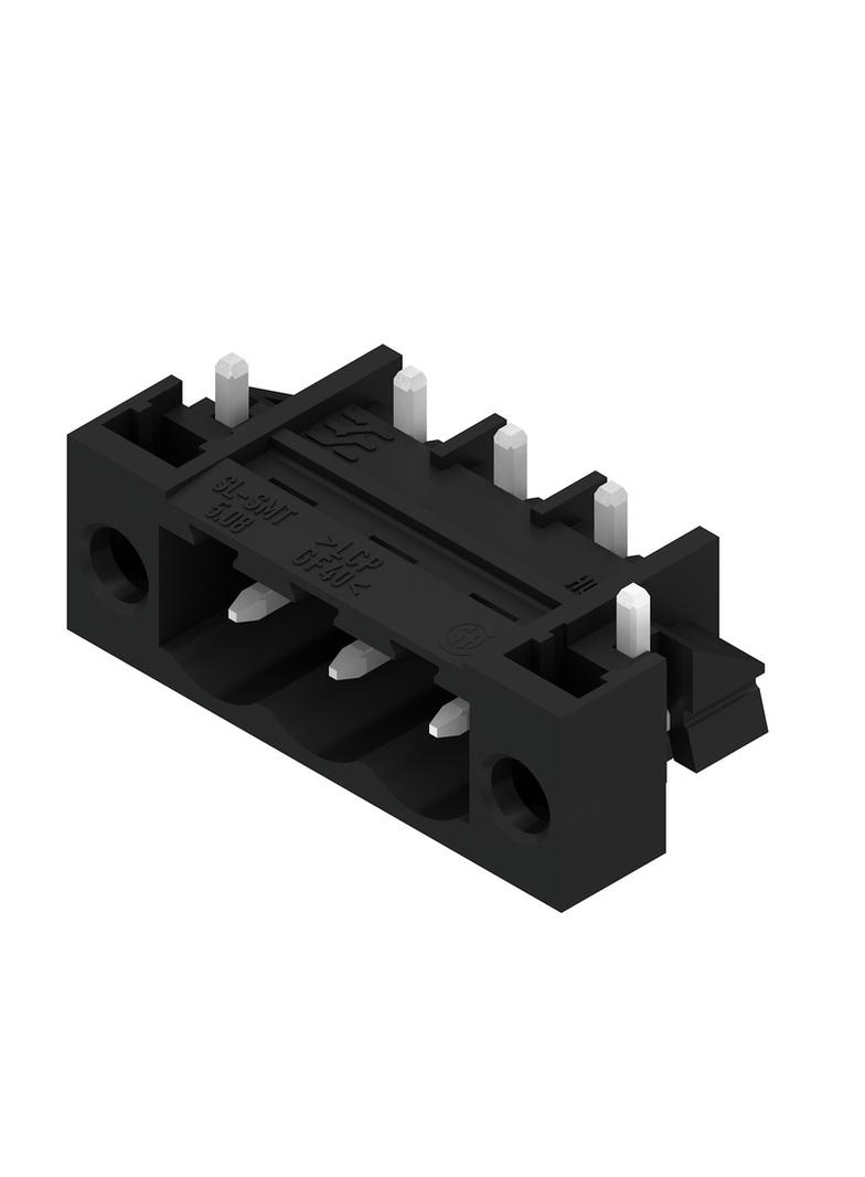 SL-SMT 5.08HC/03/270FL 1.5SN BK BX Wtyki PCB (złącza płyty), 5.08 mm, Liczba biegunów: 3, kąt odejścia: 270° /100szt./ 1878110000 WEIDMÜLLER