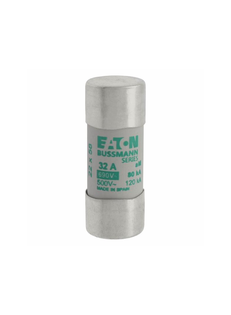 CYLINDRICAL FUSE 22 x 58 32A AM 690V AC Wkładka cylindryczna 22 x 58mm 32A AM 690V AC C22M32 EATON