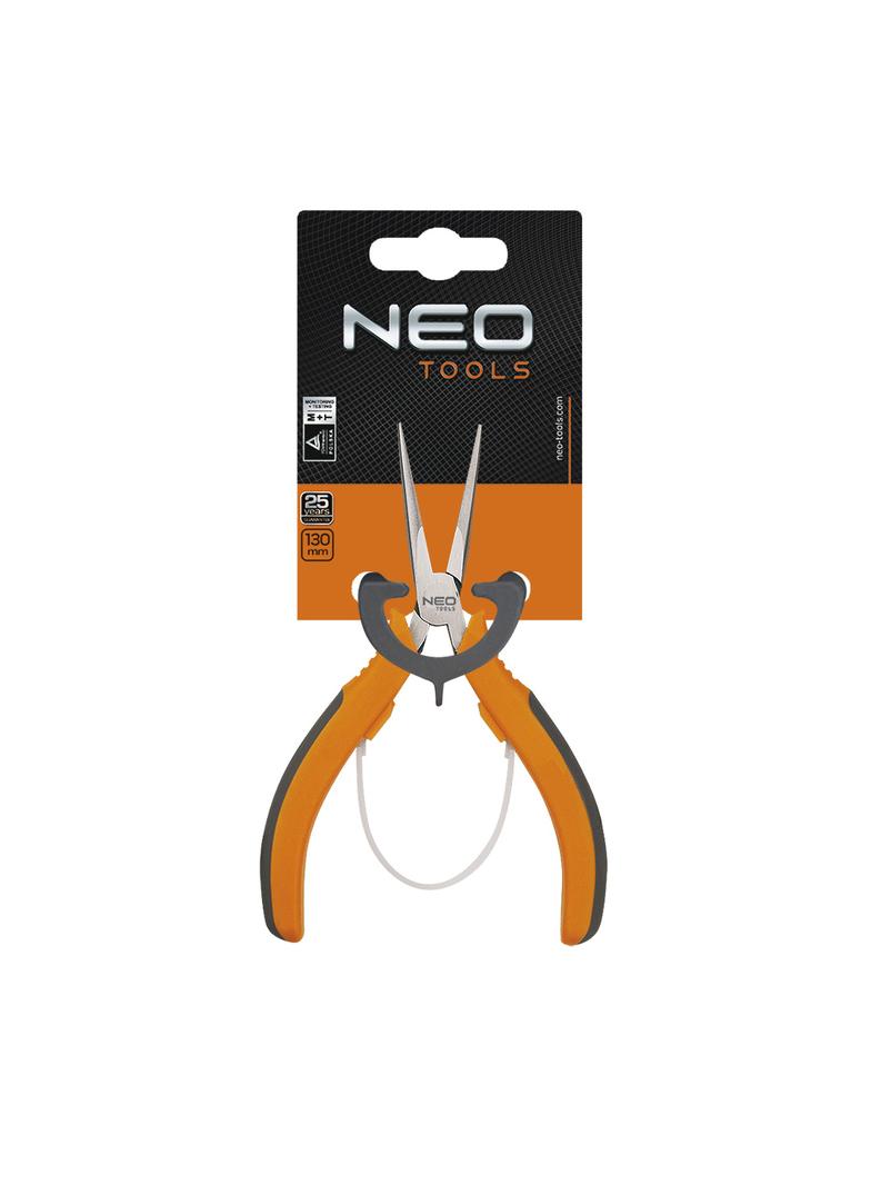 Szczypce precyzyjne wydłużone proste 130 mm