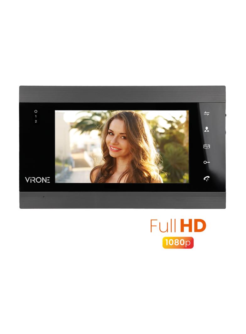 Wideo monitor bezsłuchawkowy kolorowy LCD 7 WiFi + APP na telefon z gniazdem na kartę pamięci T VDP-