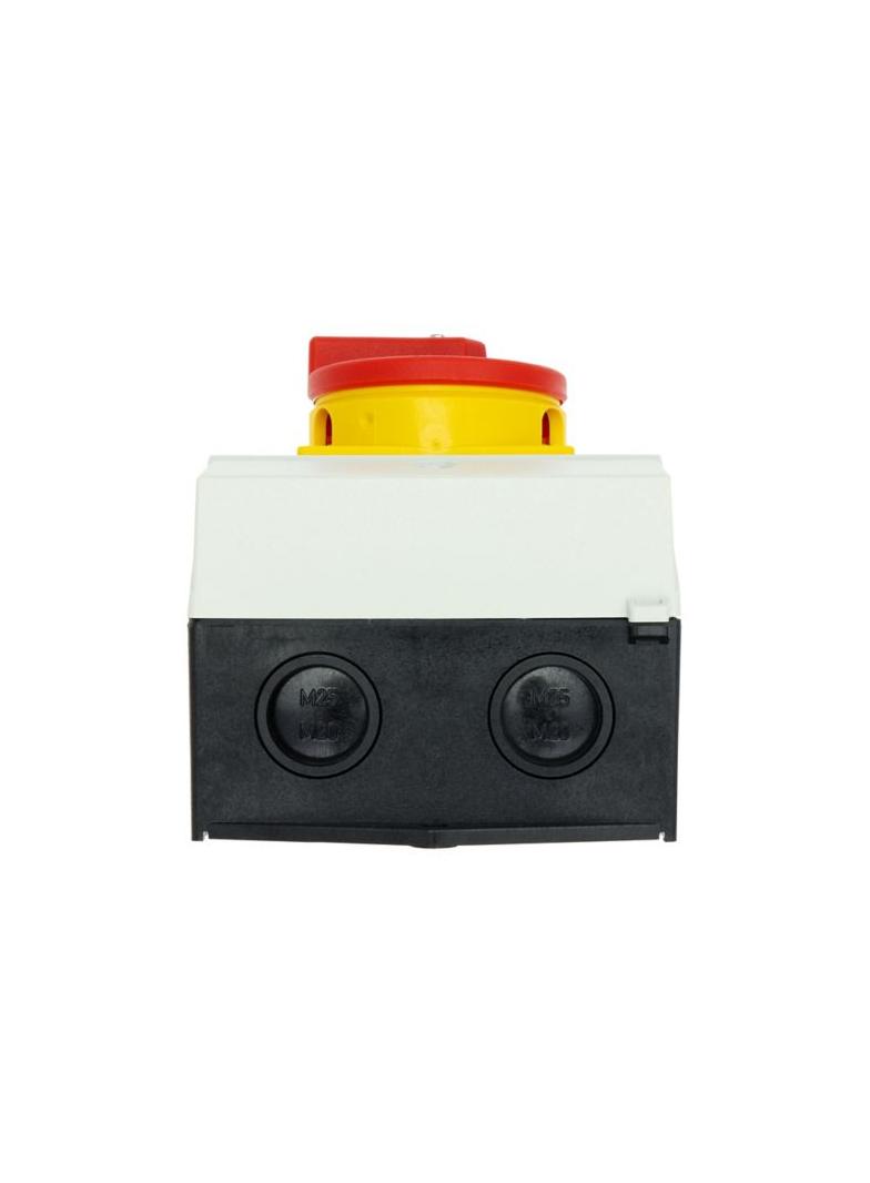 P1-25/I2H/MBS/SVB/HI11 Rozłącznik 25A 3P + 1Z 1R MBS czerwony - żółta rączka 182415 EATON