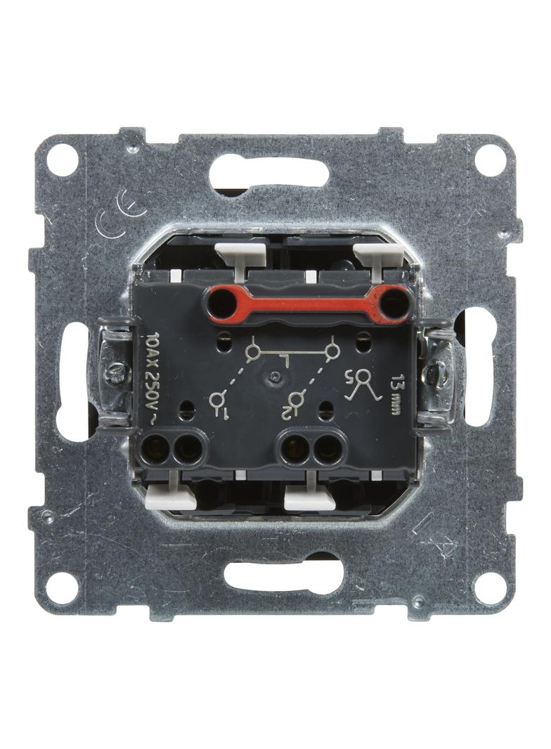 SUNO - Łącznik świecznikowy - 10 AX - 250 V~ - zaciski automatyczne, Czarny, Legrand