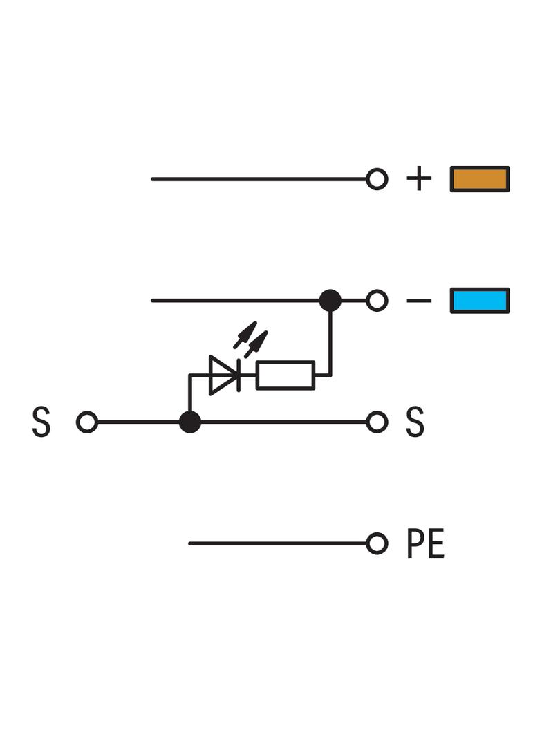 złączka do czujników z PE 2,5 mm2