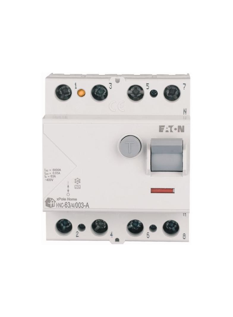 HNC-63/4/003-A Wyłącznik różnicowoprądowy 6kA 63A 4P 30mA typ A 194689 EATON